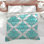 Turquoise Damask Pattern Comforter