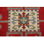 Tapis vert et rouge Kazak