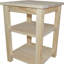  Elmhall 28" Tan Solid Wood Nightstand