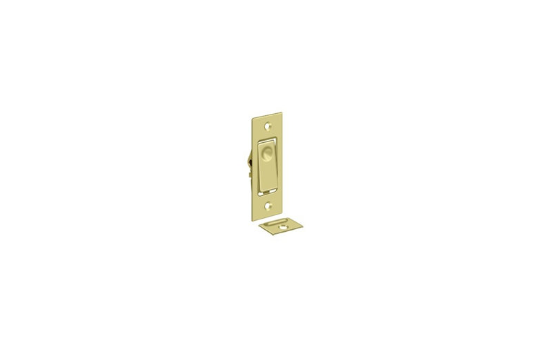 Pocket Door Hardware, Polished Brass