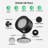 LED Wall Light Rechargeable Battery Operated With Remote, Magnetic Rotation,2 Pcs-224857812