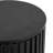 Cole And Grey Wood Handmade Ribbed Side End Accent Table With Slatted Base-2142445167