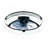 Low Profile LED Ceiling Fan Light Kit with Remote Control-1920586248