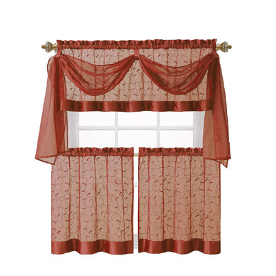 Kenmore Floral Kitchen Curtain