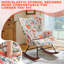 Marita Solid Wood Rocking Chair-1053713623