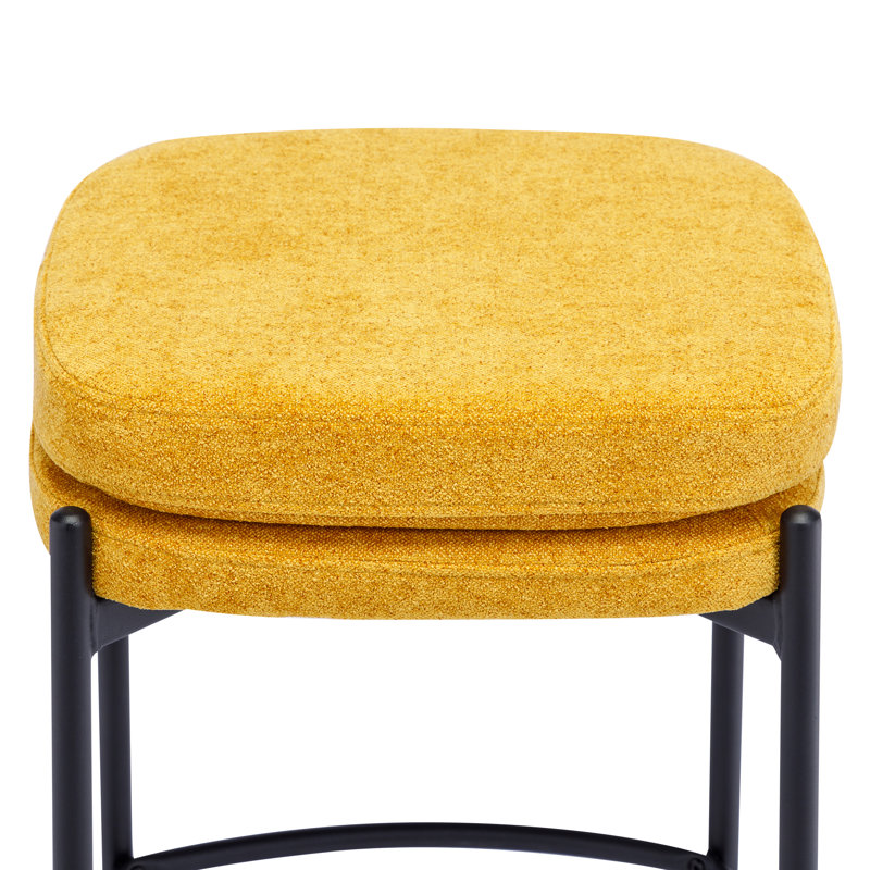 Tabouret de comptoir 26 po Breayna, Jaune