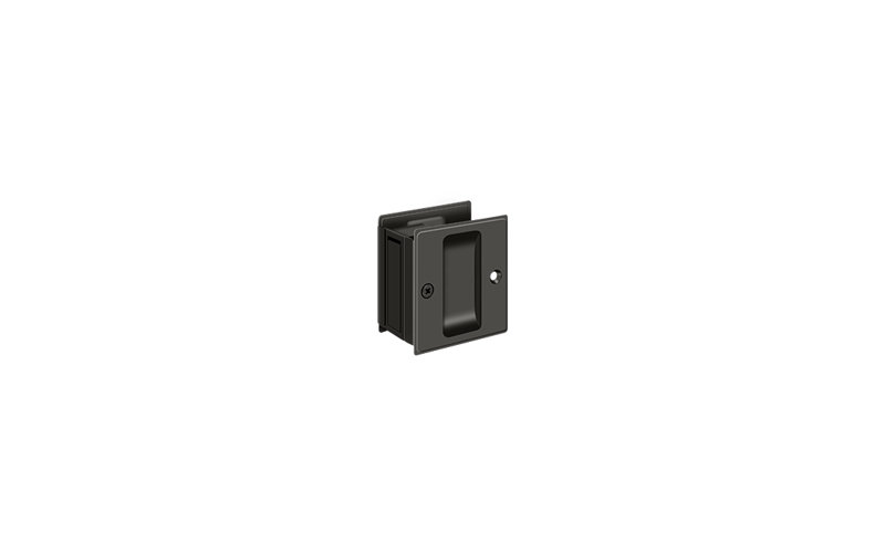 Pocket Door Hardware, Oil-Rubber Bronze