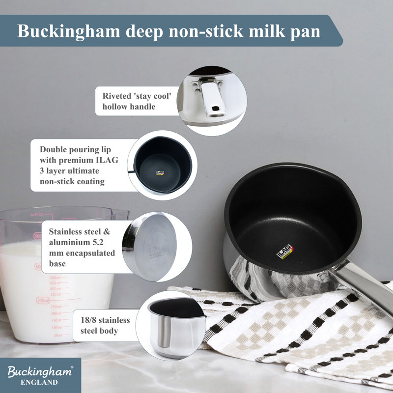 Buckingham 5 Pieces Stainless Steel Cookware Set  