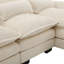 Grand canapé modulaire en U en chenille de style uni We Win-739039501