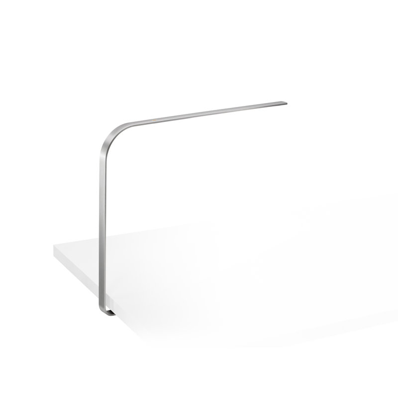 Lim C Table Lamp, Brushed Silver