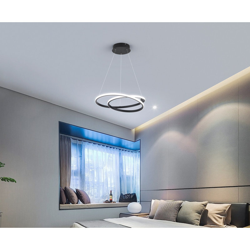 Luminaire suspendu DEL à niveaux dégradés Jaxcyn
