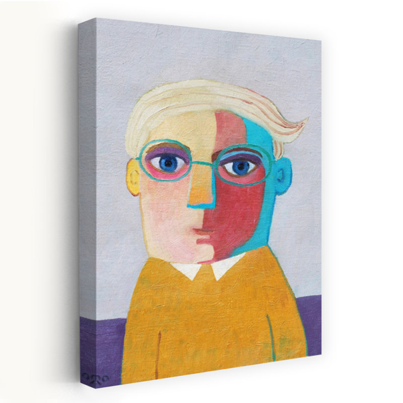 Art mural contemporain de style abstrait, H 36 po x l 24 po