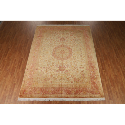 Tapis traditionnel en laine à teinture végétale 8 x 11