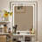31.5" W Makeup Vanity Set with 3-Color LED Lighted Mirror and 5 Storage Drawers -1508110385