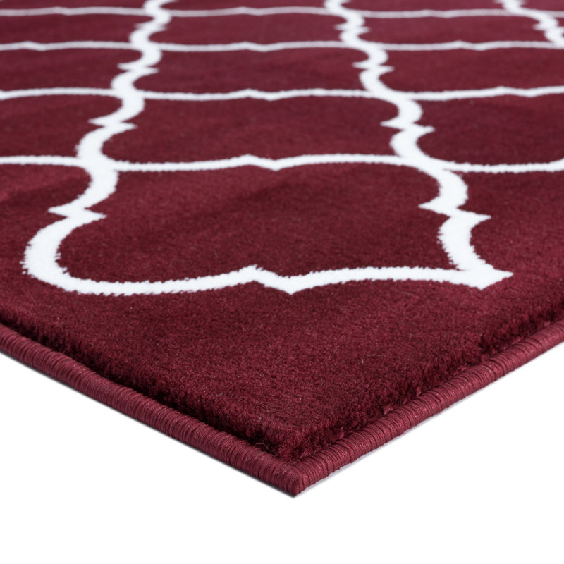 Geometric Indoor Rug, Rectangle 5' x 7'