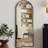 Arched  Metal Oversized Full-Length Mirror-1999766902-2000019596