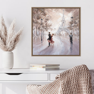 Only Us Paris by Isabella Karolewicz Framed Canvas Wall Art Print