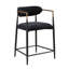 Chaise à hauteur de comptoir avec accoudoirs-587962152-603262532