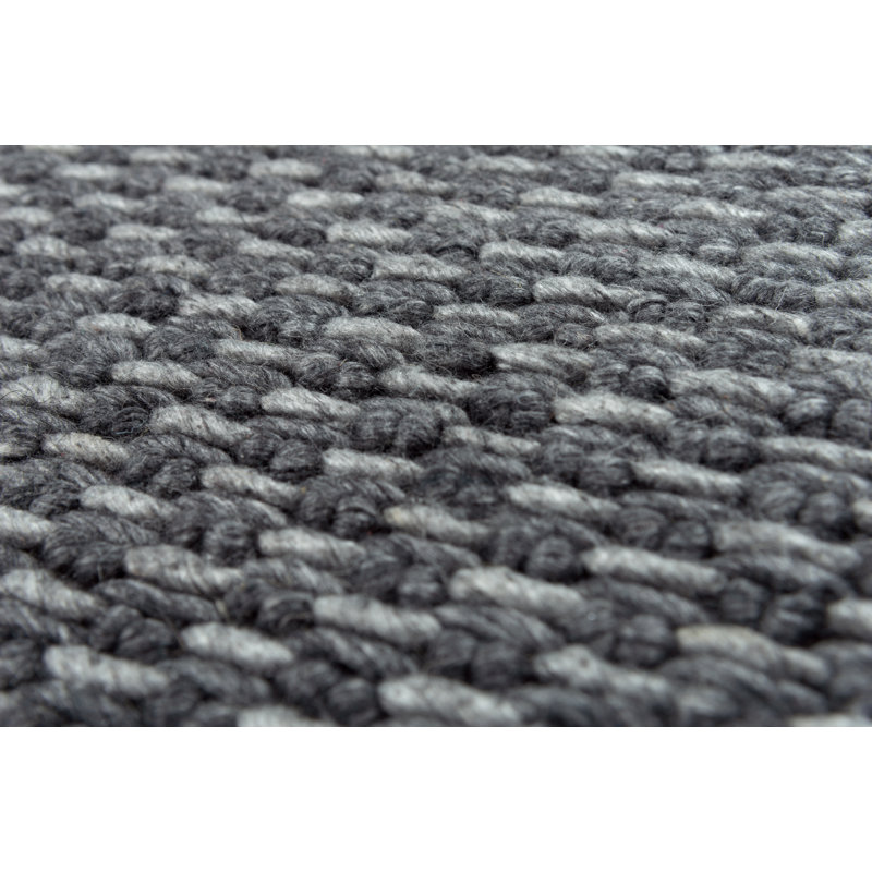 Tapis intérieur gris Aleshire, Rectangle de 5 pi x 7 pi 6 po