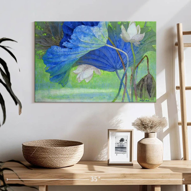Harnek Azure Early Spring, 16" H x 24" W