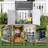4.5 Ft. W X 2.5 Ft. D  35 Cu.ft  Resin Horizontal  Waterproof Garbage Shed