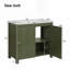 Organisateur de meuble-lavabo 36 "avec lavabo en céramique-489023233