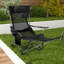 Adjustable Folding Recliner Camping Chair – Lightweight Portable Chair With Detachable Footrest, Headrest, Cupholder, And Pocket For Outdoor, Beach, And Garden-269273342