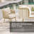 2-Piece Wicker Patio Chairs Set with Cushions