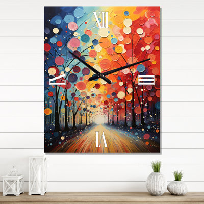Horloge murale abstraite moderne