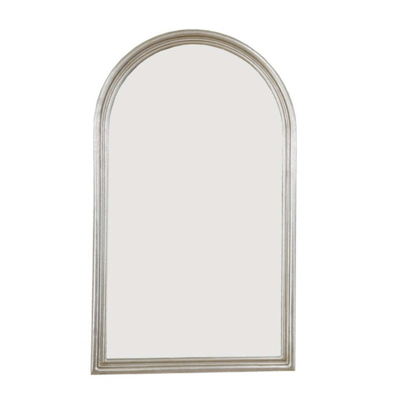 Ayla Flat Wall Mirror, Silver Leaf