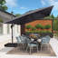 304cm X 396cm Rectangular Cantilever Parasol-100771296