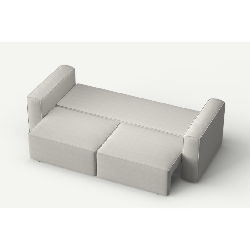 Suzue Sofa 2,5 seater with sleeping function, Brown