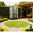 Outdoor Plant Box,Garden Bed with Trellis,with Cover,Drainage Holes and Zipper Door-249582218