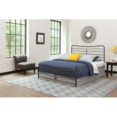 Corbin Metal Sleigh Bed