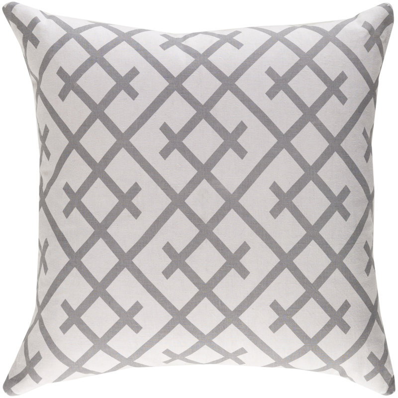 Ethiopia Kenya Geometric Throw Pillow, Terra Cotta/Burgundy, Pillow Cover Only