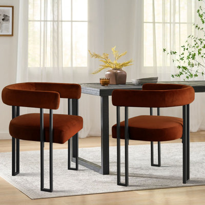 Ensemble de chaises de salle à manger en velours 18 po Adelyn