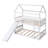 Alegna Kids Twin Over Twin Bunk Bed