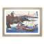Boat at Sunset by Katsushika Hokusai - Framed Print-57844655-57844656
