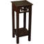 29,5 po de hauteur, table de bout avec tablette de rangement, table d'appoint, support pour plante, brun-27472378