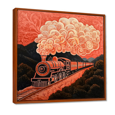 Trains Majestic Steam Powered Presence I - Train Wall Décor