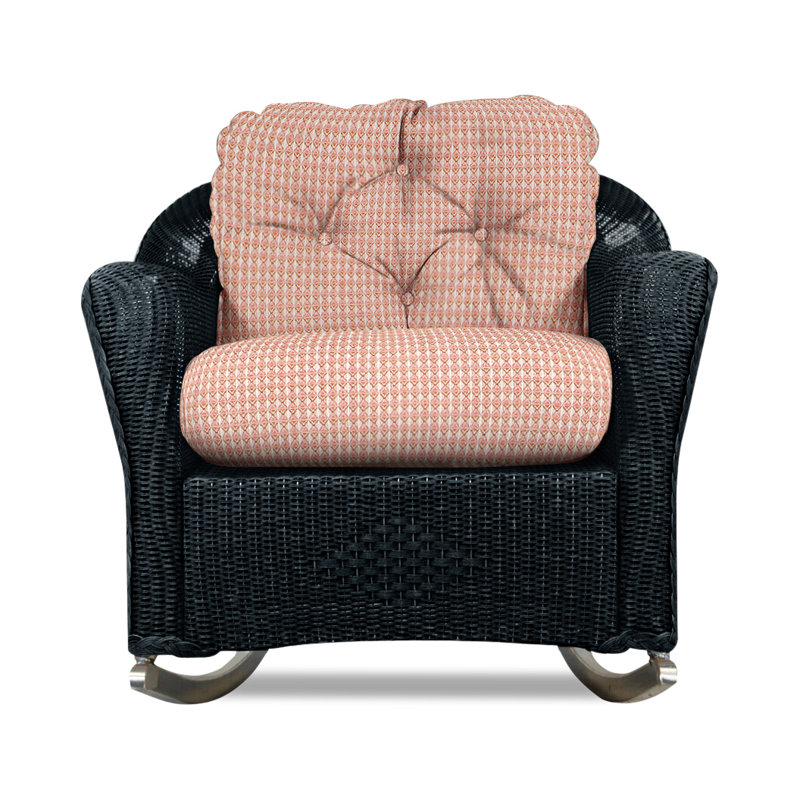 Reflections Outdoor Rocker Chair, Knix Granite, Ebony
