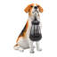  Statue de jardin Beagle avec lanterne solaire à DEL, statue de chien, décor animal en résine pour patio, pelouse et espaces extérieurs