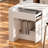 70.9" W L-Shaped Electric Standing Desk with 4 Height Presets, Side Storage Cabinet and Drawer-178564463