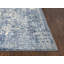 Tapis bleu/blanc en laine tissée à la machine Burkhardt-809303559