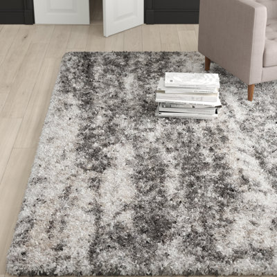 Berau Abstract Gray Area Rug
