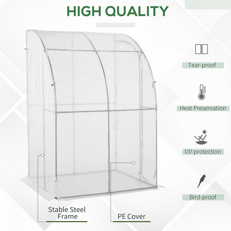 Outdoor Lean to Greenhouse