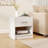 Modern Nightstand Bedside Table With Drawer Open Storage Shelf For Small Spaces-1351989201