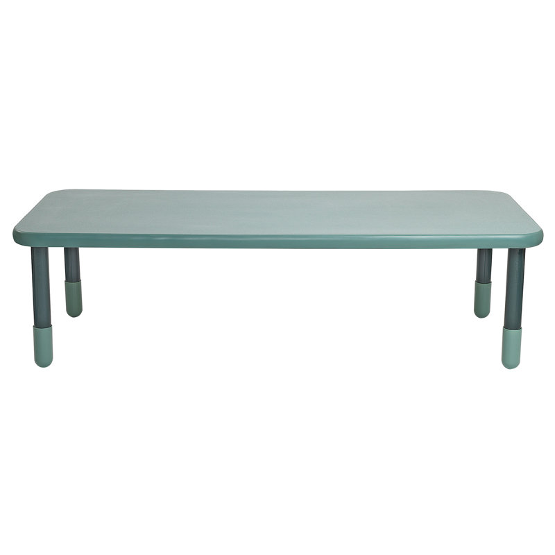 BASELINE Rectangular Table, Candy Apple Red, 18" H x 30" L x 72" W