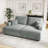 Bianca Wide Plush Corduroy 2 Seater Sofa Apartment Couch With Removable Cushion Cover-566829970