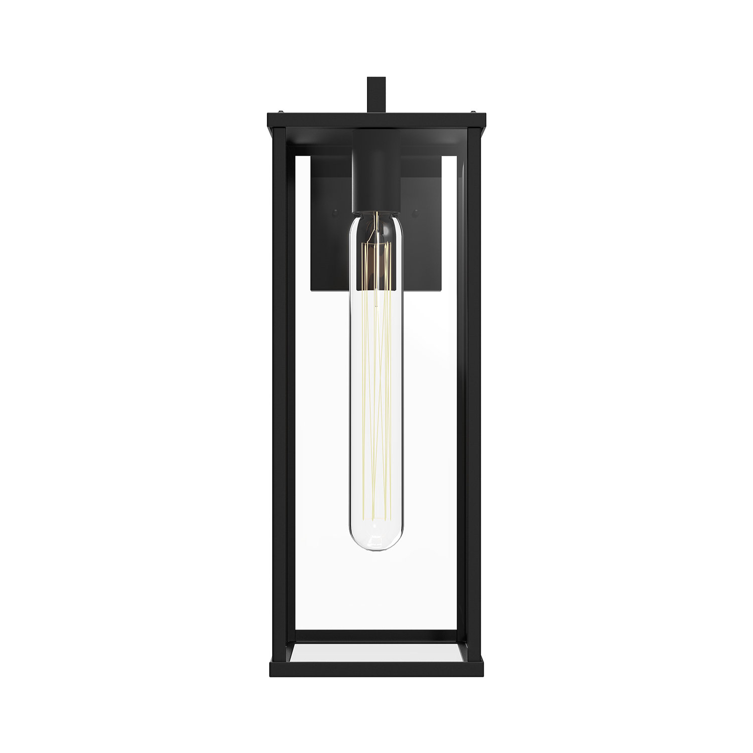 Midas Single Light Outdoor Wall Light, 17.625" H x 6.375" W x 8.875" D